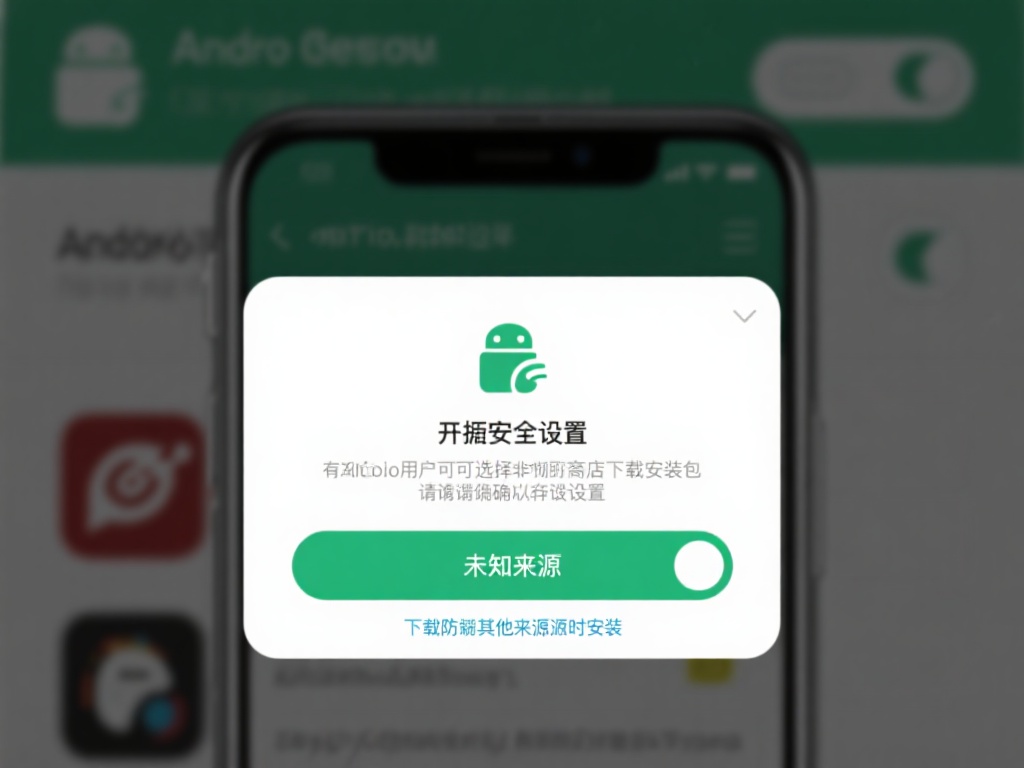开启安全设置：对于安卓用户，如果选择从非应用商店下